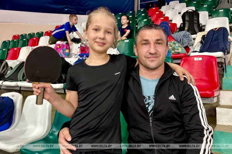 Юная теннисистка из Бобруйска выступила на соревнованиях в Могилеве