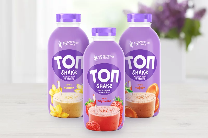 Как в кафе. В Беларуси появились молочные коктейли ТОП Shake