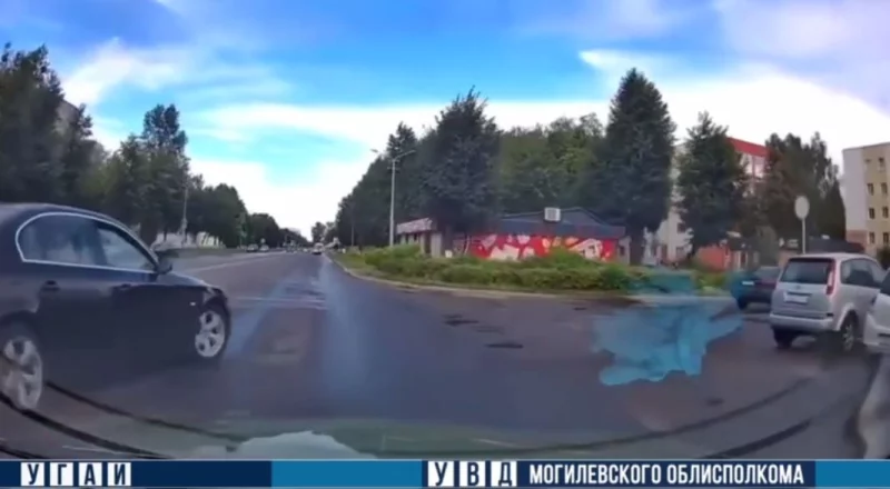 Водитель в Бобруйске создал аварийную обстановку, как итог - он привлечен к ответственности