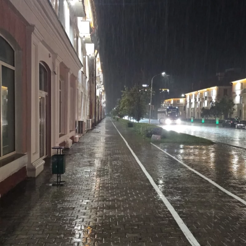 Вечерний ливень