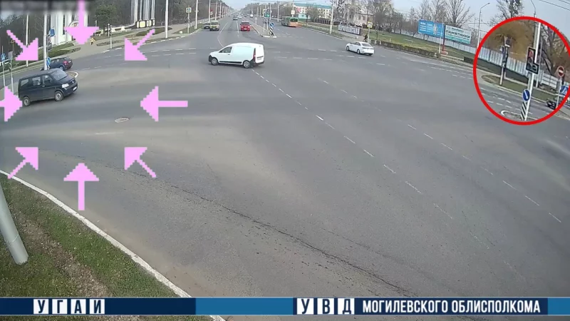В Бобруйске произошло ДТП