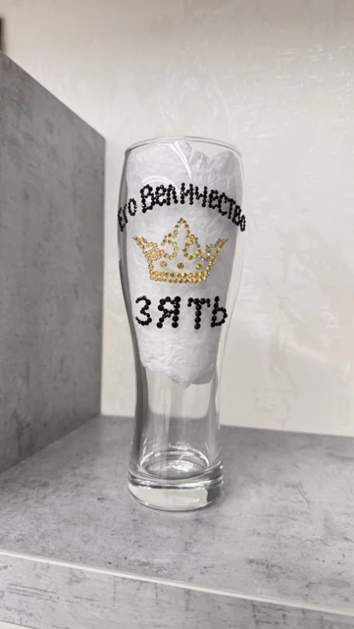 Бокалы инкрустированные стразами