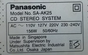 Музыкальный центр Panasonic