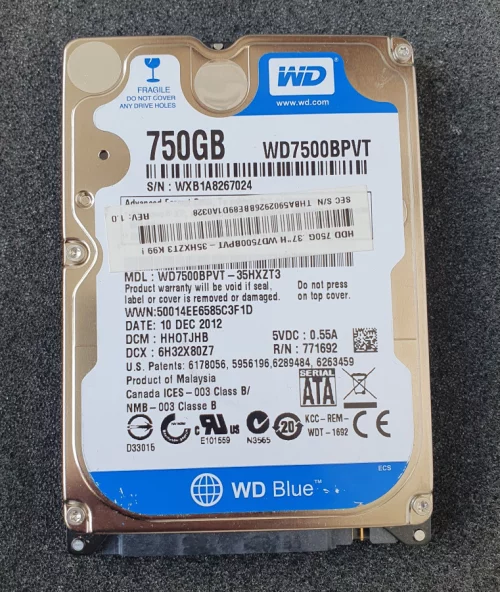 Жесткий диск 750ГБ