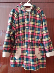 Куртка двусторонняя деми девичья