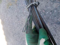 Трос стальной оцинкованный шестижильный диаметр 6 мм длина 40 метров,