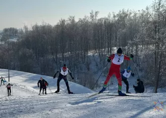 Как показали себя бобруйские спасатели на областных лыжных гонках в Чаусах