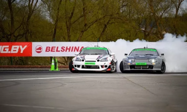 «Белшина» стала партнёром чемпионата Беларуси по дрифтингу в Раубичах: 1 этап пройден