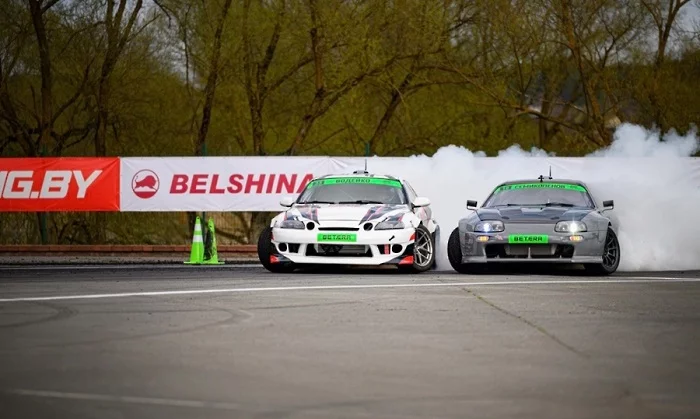 «Белшина» стала партнёром чемпионата Беларуси по дрифтингу в Раубичах: 1 этап пройден