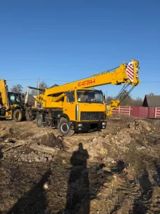 Аренда мини экскаватора, телескопического погрузчика, автокран.