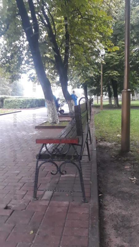 Каждая вторая лавочка кривая... 