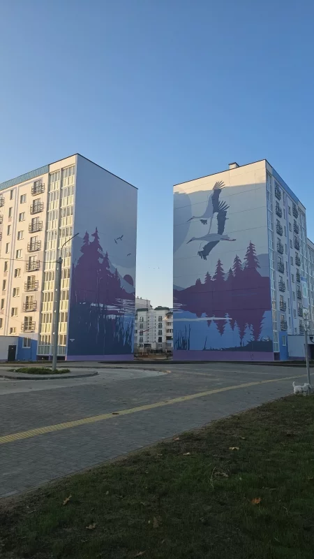 Красивый мурал