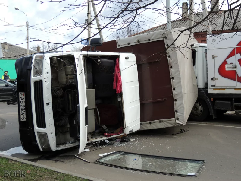 Два серьезных ДТП совершено за прошедшую неделю в Бобруйске