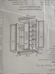 Новый распашной шкаф