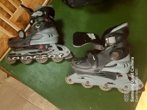 Роликовые коньки ролики регулируемые 34-37 размеры. 30 р