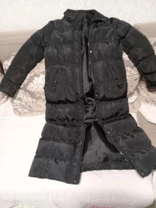 Продам пуховик демисезонний женский черный