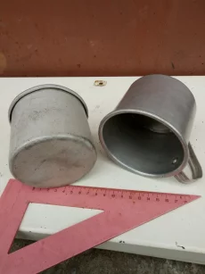 Кружки военные, алюминиевые, 0,5л