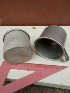 Кружки военные, алюминиевые, 0,5л