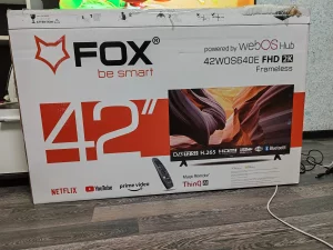 Абсолютно новый телевизор FOX 42WOS640E 2K FHD