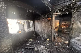 Житель Бобруйского района спалил дом, отогревая трубы газовой горелкой