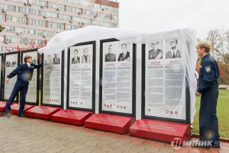 Восемь новых славных страниц: открыта вторая очередь Аллеи Славы ОАО «Белшина»