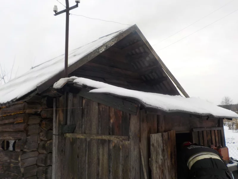 В Соломенке спасли баню во время пожара