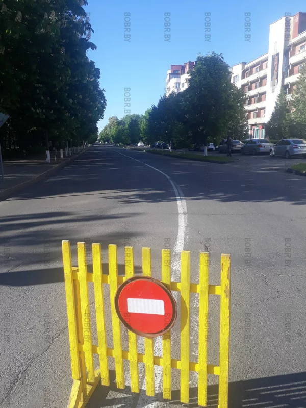 Социалистическая перекрыта до самой Минской