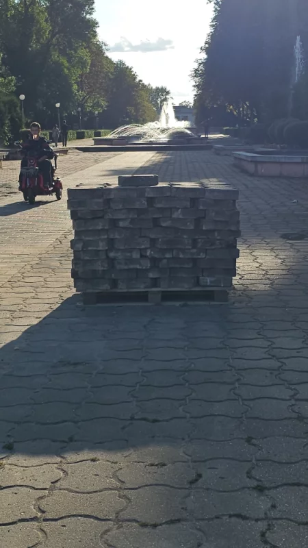 В парке планируют ремонт тротуаров?