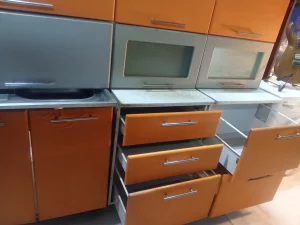 Кухню MDF 2.0 Оранж Металлик (с Мойкой Краном и др)