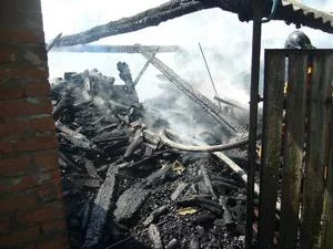 Горели сарай в деревне Долгий Клин и баня в деревне Бояры