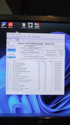 Жёсткий диск 3 Тб без ошибок как новый