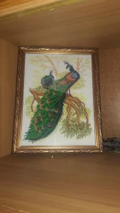 Вышивки крестом с рамкой