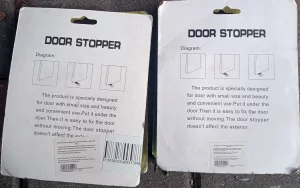 Стопор для дверей "Педаль" 9, 5*3, 5 см., набор 4 шт.