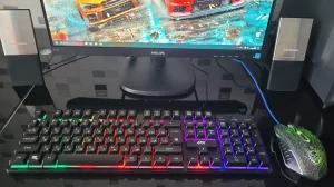 Компьютер на DDR4 с ips монитором и акустикой