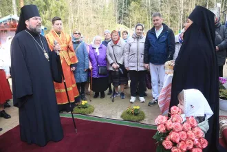 Епископ Бобруйский возглавил престольное торжество в мужском монастыре Прощанская пустынь