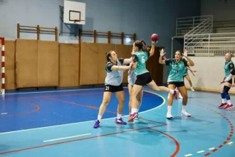 В женском чемпионате Беларуси по гандболу команда Бобруйска  «Березина» вошла в четвертьфинал