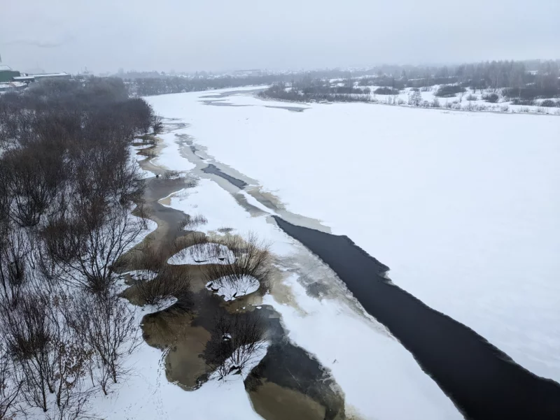 В Бобруйске 76 водных объектов! Важно: на их лед выходить сейчас нельзя