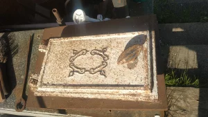 Дверка топочная