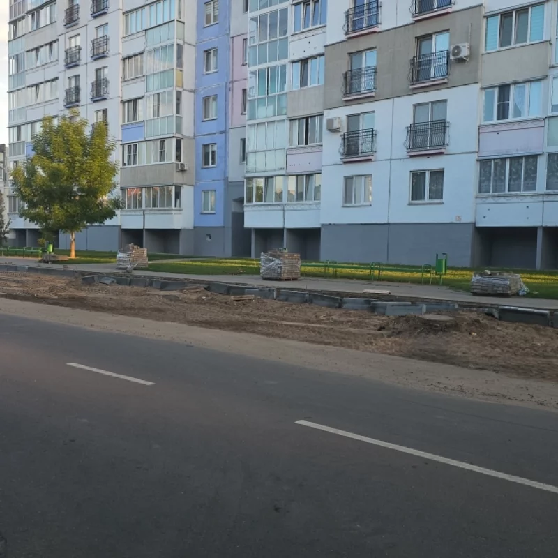 Ремонт парковки на Социалистической