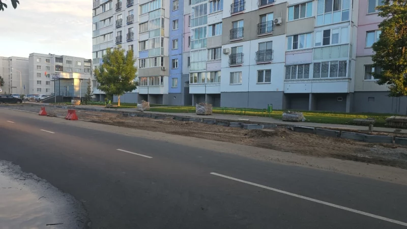 Ремонт парковки на Социалистической