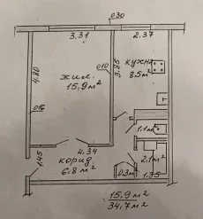 Однокомнатная квартира по ул. Лынькова, д. 31