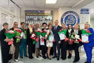 Председатель профкома Бобруйской больницы скорой помощи имени В. О. Морзона удостоена места на областной Доске почёта