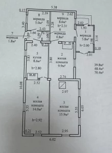 Участок с ветхим домом по ул. Новокрайняя