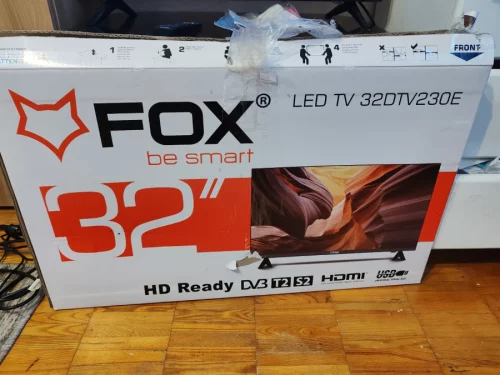 Безрамочный новый Телевизор Fox 32DTV230E