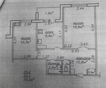 2- комнатная квартира по пр-ду Звёздному, д. 13