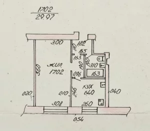 1-комнатная квартира в центре