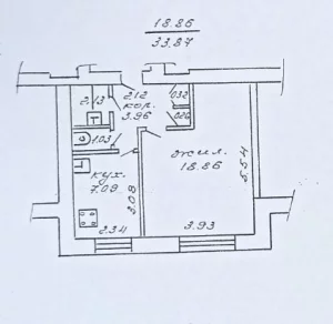 1-комнатная квартира по ул. Крылова
