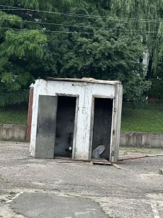 Сантехнический бетонный блок