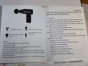 Перкуссионный массажер для тела Massage Gun