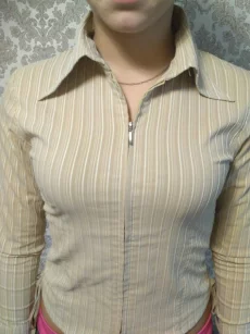Рубашка бежевая